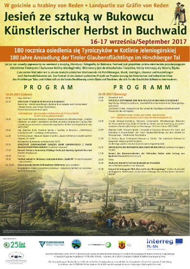 plakat jesien w Bukowcu 